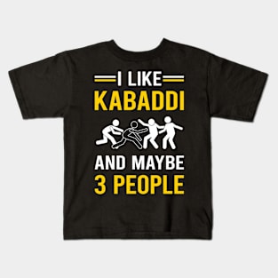 3 People Kabaddi Kids T-Shirt